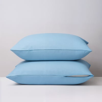 Lot de 2 Taies d'oreiller 2 en 1 - Alèse absorbante intégrée - Coloris Sable DODO