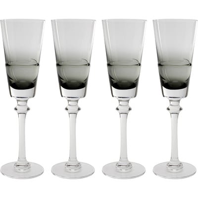 Lot de 4 flûtes à champagne, MIMI KARE DESIGN