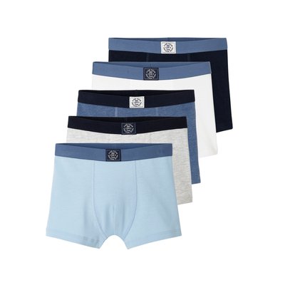 Lot de 5 boxers  Oeko-Tex® VERTBAUDET