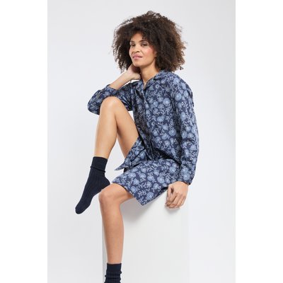 Chemise de nuit motifs fleurs - coton ARMOR-LUX