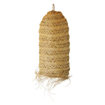 Abat-jour tube fibre de palmier HOME MAISON
