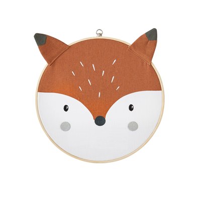 Tambour brodé Renard VERTBAUDET