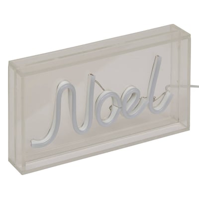 Néon LED Noël prise USB long 23 cm rouge FEERIC LIGHTS & CHRISTMAS