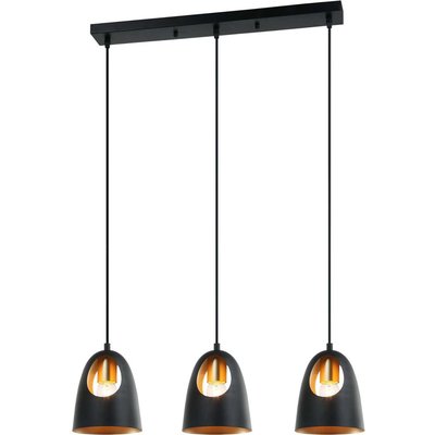 Suspension en acier 3 abat-jour Elda VENTURE HOME