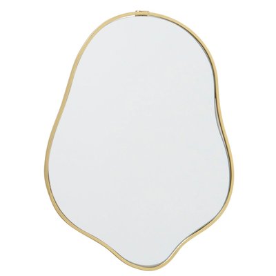 Miroir métal doré 25x32x1cm WADIGA