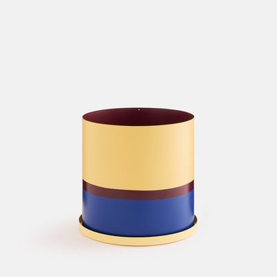 Cache-pot en métal fer peint, diamètre 20 cm, PALAVAS LA REDOUTE INTERIEURS