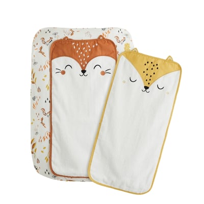 Housse de matelas à langer + 2 tapis de change Merlin PETIT BEGUIN