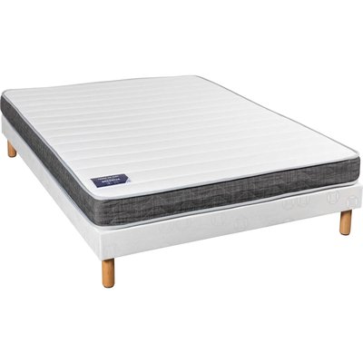 Matelas mousse, sommier, pieds SÉRÉNITÉ TERRE DE NUIT