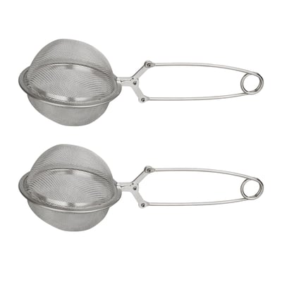 Ensemble de 2 Boules à thé type Pinces à thé en inox FACKELMANN