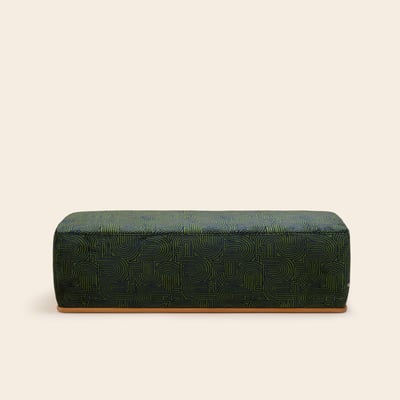 Banc en Bois et jacquard Klark ARNEL MADURA