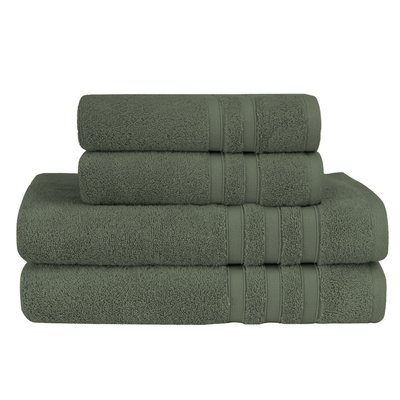 Ensemble Maxi bain 4 pièces (2 Maxi draps de bain + 2 serviettes) SENSILK SENSEI MAISON