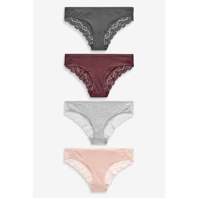 Slips bordés -bikini, lot de 4 NEXT