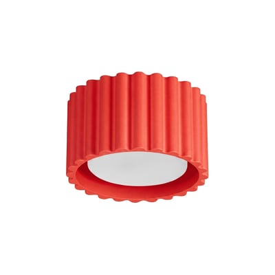Plafonnier Aluminium Rouge Gx53 1 AURA EDEN