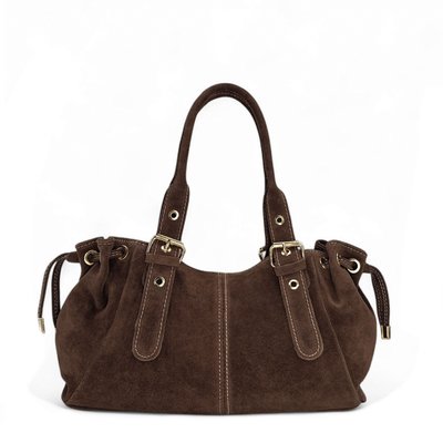 Sac bowling en croûte de cuir PRINCESSE SUEDE OH MY BAG