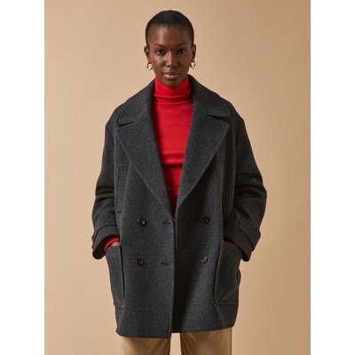 Manteau caban lainage uni CYRILLUS
