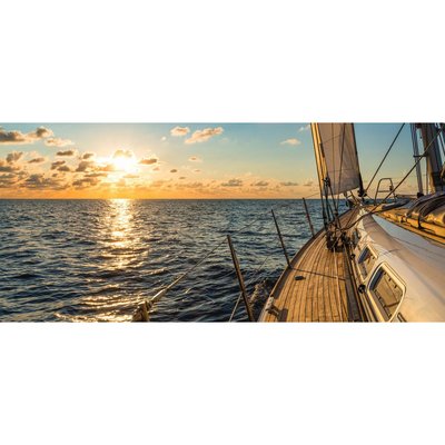Tableau Sur Verre Synthétique Sailboat MER CEANOTHE