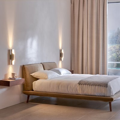Doppelbett Aurore, Samt, Design by E. Gallina AM.PM
