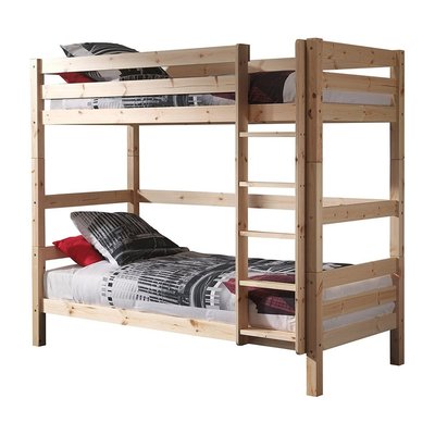 PINO  Lit Superposé Pin Massif Bois Nature VIPACK
