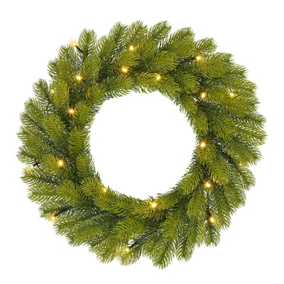 Couronne de Noël avec LED Ø45 cm NAGOYA BLACK BOX TREES
