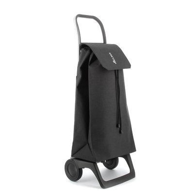 JET TWEED - Chariot de course - 2 roues - Noir - Pratique et élégant, sac imperméable effet tweed noir, cadre aluminium robuste et léger ROLSER