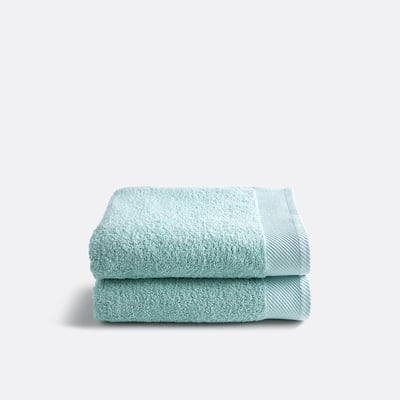 Lot 2 serviettes éponge 500 g/m2, Scenario LA REDOUTE INTERIEURS