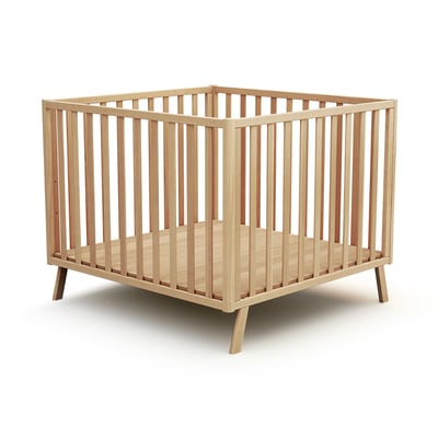 Parc bébé évolutif en bois KASA JURABABY