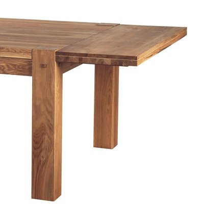 Allonge 45 cm chêne massif pour table carrée 140 cm FJORD PIER IMPORT