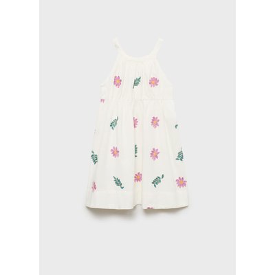 Robe à broderie florale MANGO KIDS