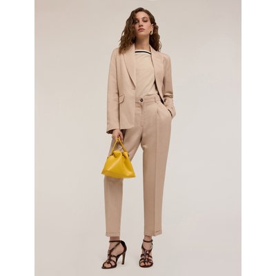 Blazer monopetto in viscosa misto lino MOTIVI