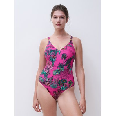 Maillot de bain 1 pièce sans armature triangle coques spacer SAUVAGE CHANTELLE