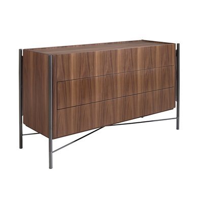 Commode en noyer et acier ANGEL CERDA