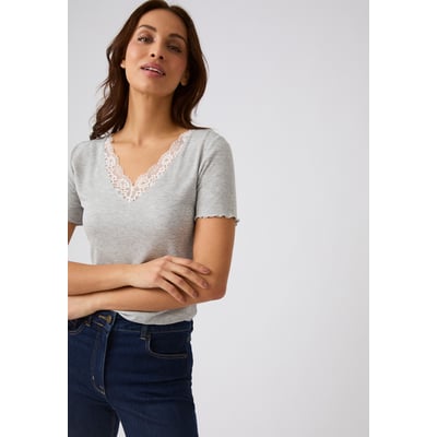 T-shirt Essential en fine côte DAMART