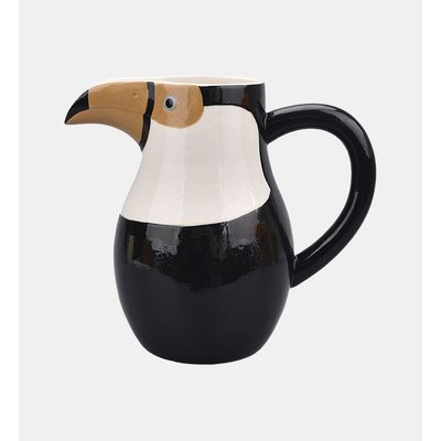 Pichet décoratif toucan noir OPJET