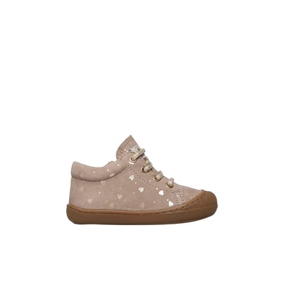 Chaussures premiers pas en suède avec fermeture éclair COCOON ZIP NATURINO