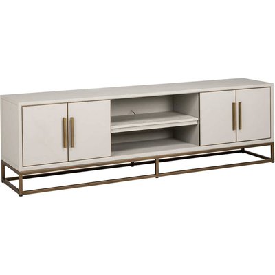 Armoire TV élégante en chêne et fer RECOLLECTION