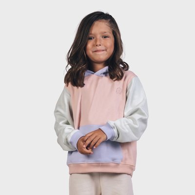 Sweat à capuche en coton biologique COLOR BLOCK UNISEX TRENDSPLANT