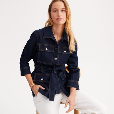 Veste en jean, coupe droite ANNE WEYBURN
