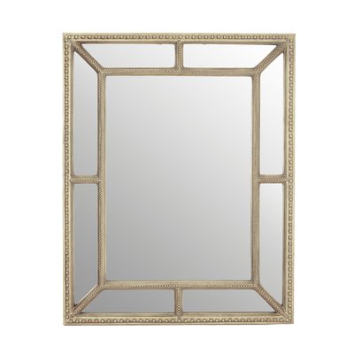 97 x 7cm Classic Wall Mirror in Cream SO'HOME