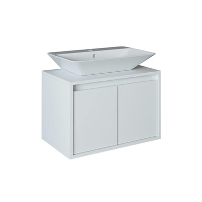 Meuble vasque suspendu 2 portes 65 cm MARN PIER IMPORT