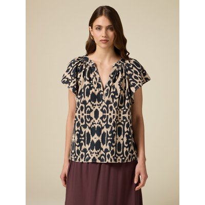 Blouse à motif ethnique OLTRE
