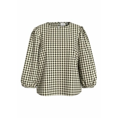 Blouse col rond vichy VILA