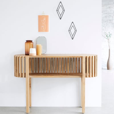 Console en teck massif 120 cm  VICTORIA BERAH GETAH