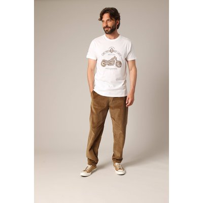 Pantalon en velours côtelé au style casual
 LEANDRE DEELUXE