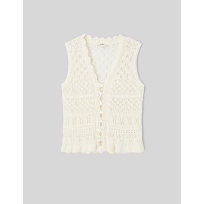 Gilet sans manches crochet BZB