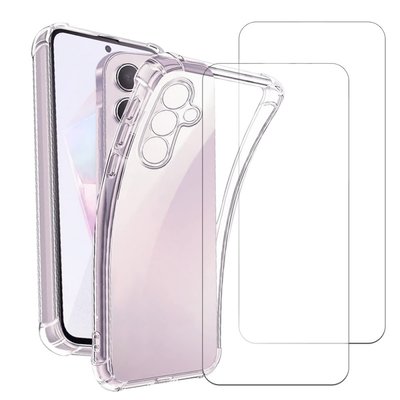 Coque Galaxy A05s antichoc + 2 vitres EVETANE