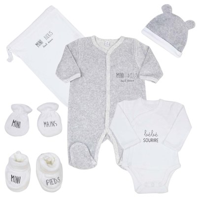 Kit naissance 6 pièces - Mini Nous TROIS KILOS SEPT
