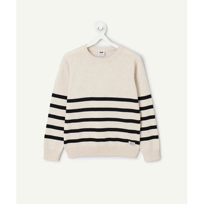 YOURS Pull en maille gaufrée blanc ivoire grande taille | Yours Clothing
