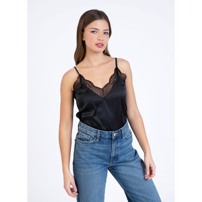 TOP EN SATIN ET DENTELLE ADELIMA AN'GE