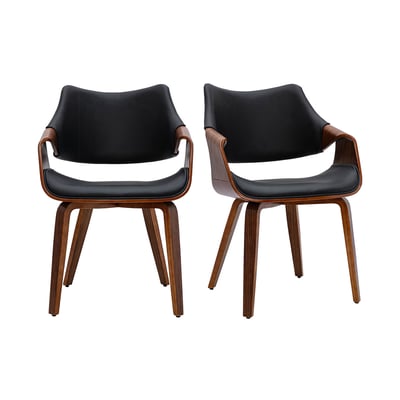 Chaises en tissu effet velours texturé beige et bois clair (lot de 2) SEVAN MILIBOO