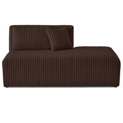 Module d'assise droit en Velours grosses côtes - VICTOIRE LISA DESIGN